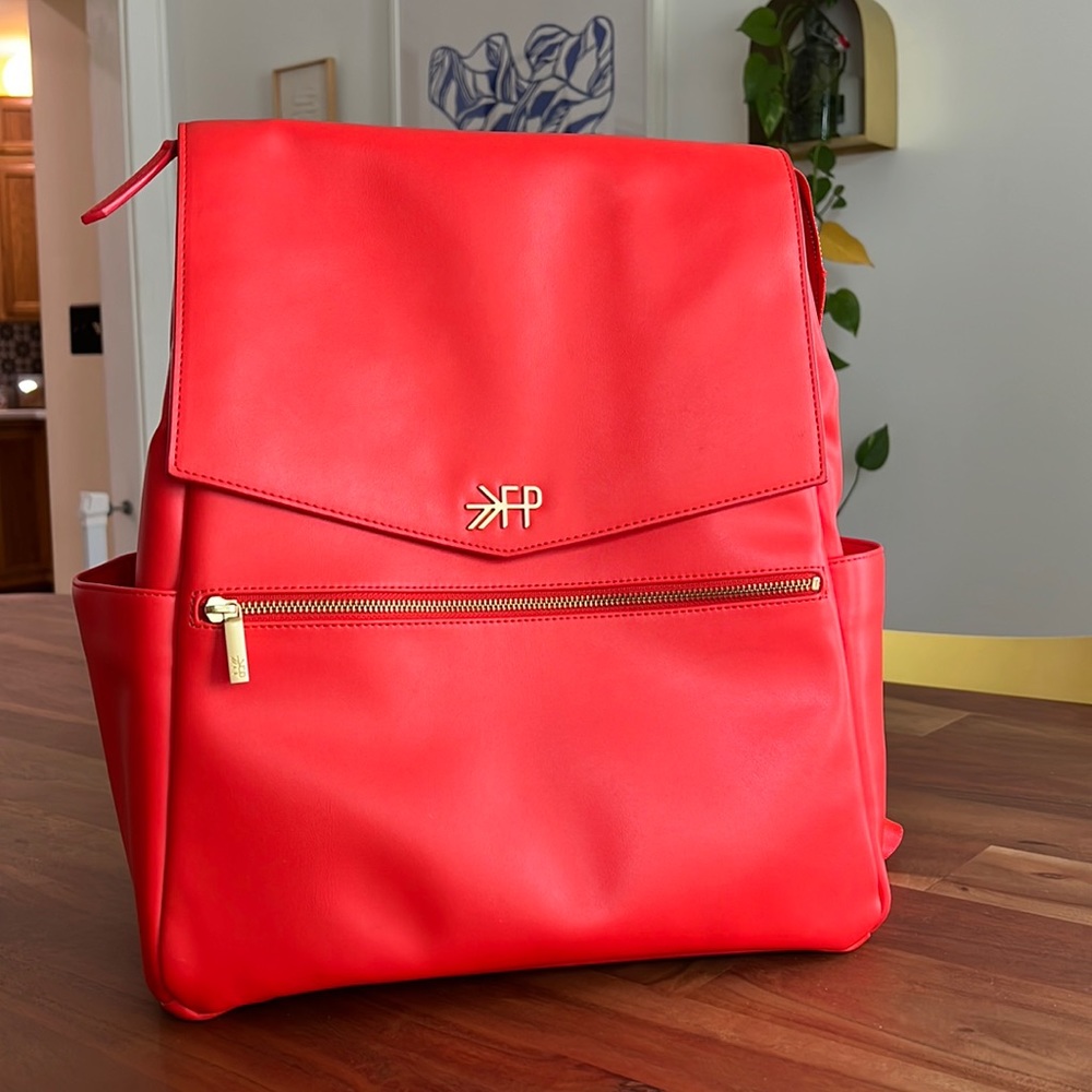 Freshly Picked Classic Diaper Bag in Poppy